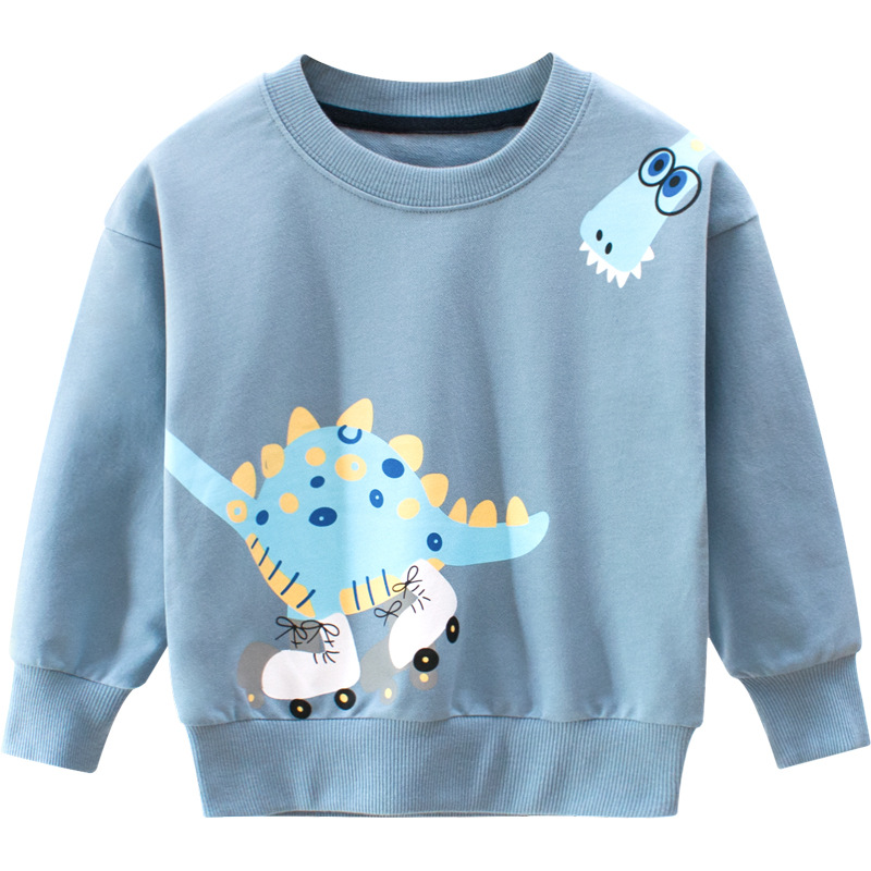 Blue cartoon children's sweater | Sweatshirt Manufacturers